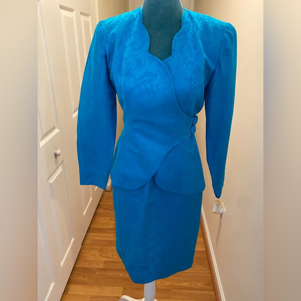 Vintage 80s Julian Taylor Skirt Set